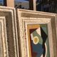 Paire de peintures cubistes