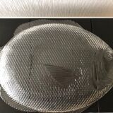 Plat à poisson en verre