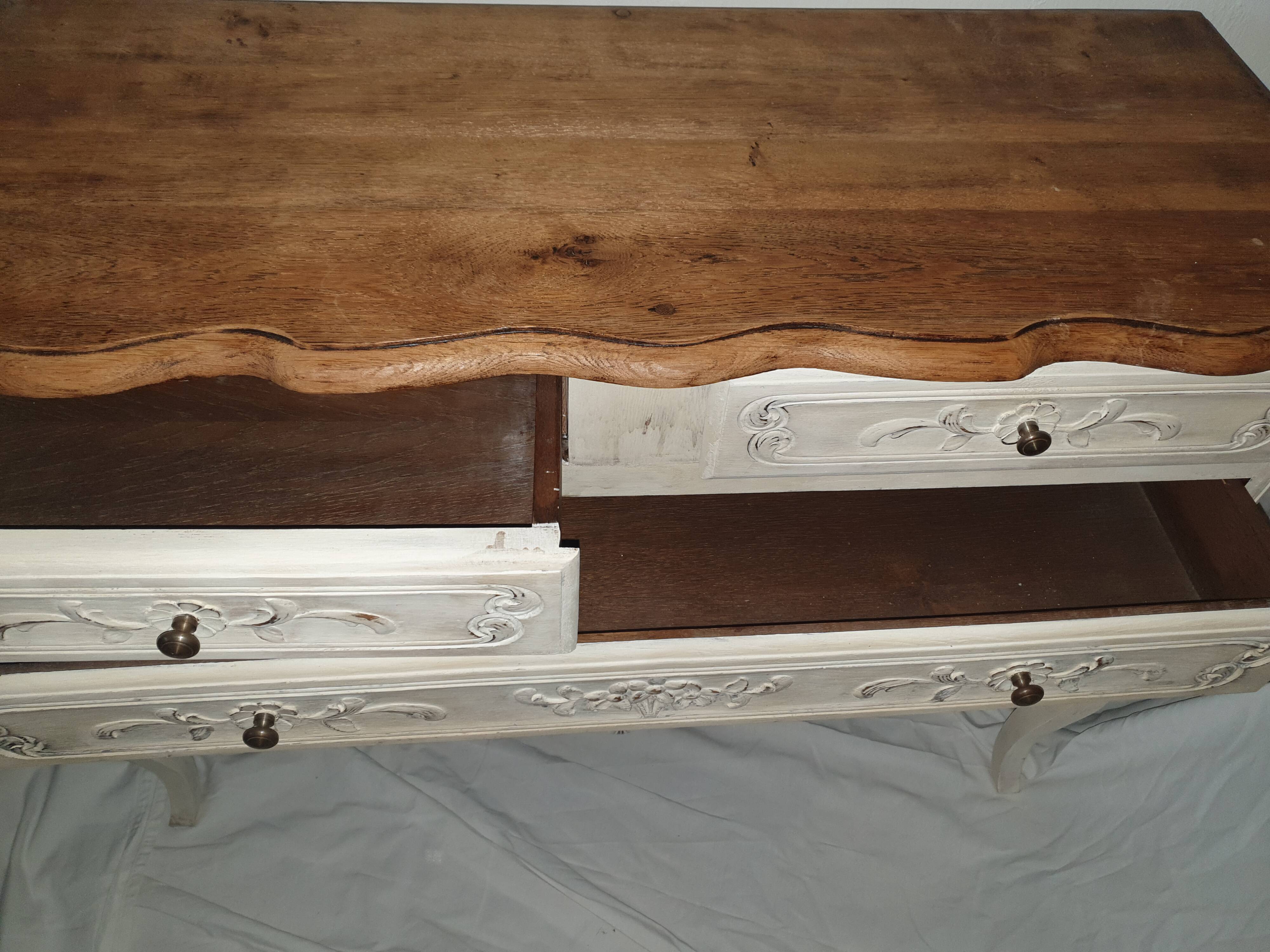Commode relookée style shabby chic