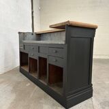 Art Deco oak bar