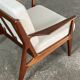 Paire de fauteuils scandinaves,  Arne Vodder – Modèle n°6 – Teck – Danemark