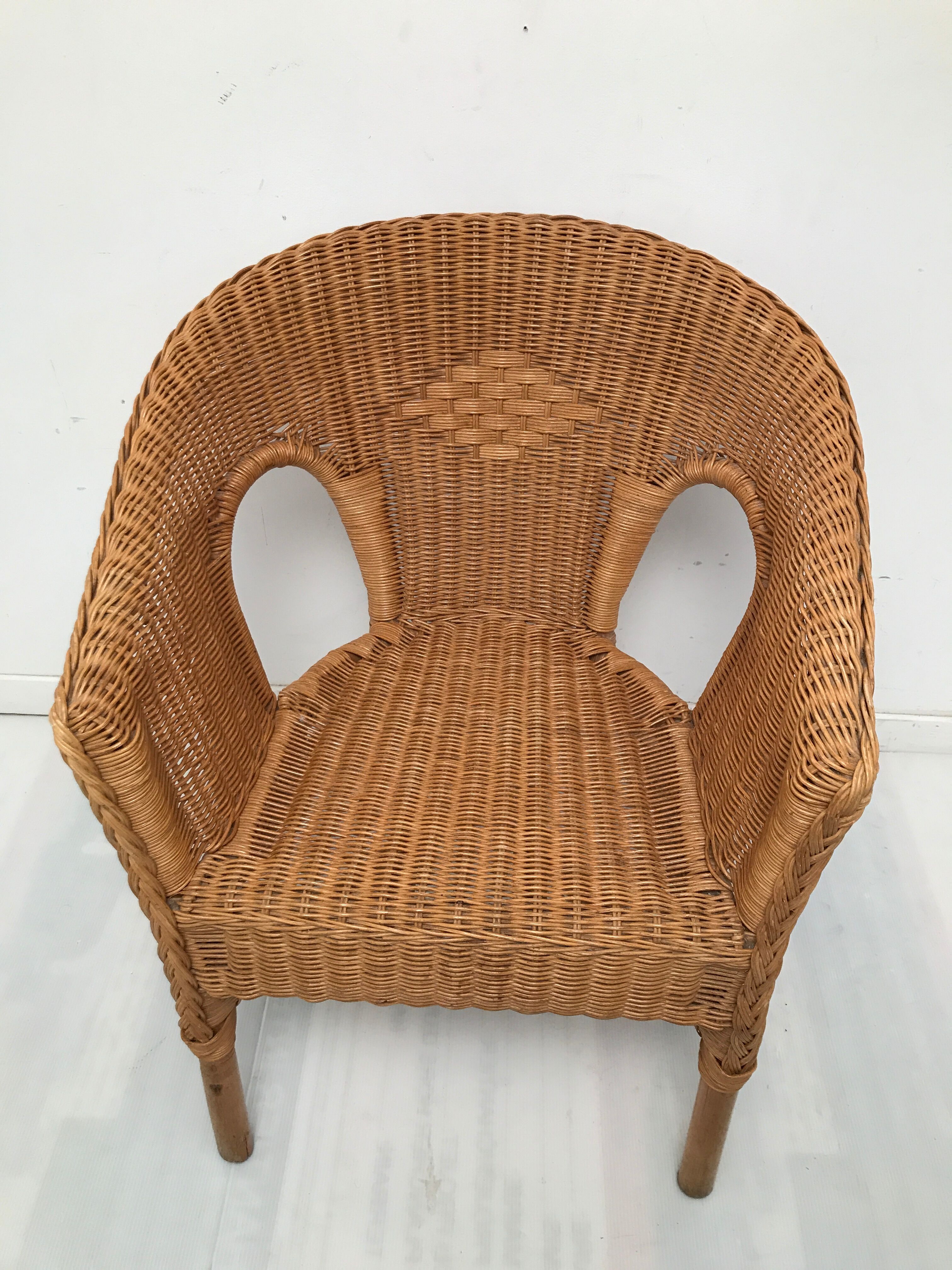 Vintage rattan garden set
