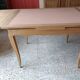 Table avec rallonges intégrées rénovée
