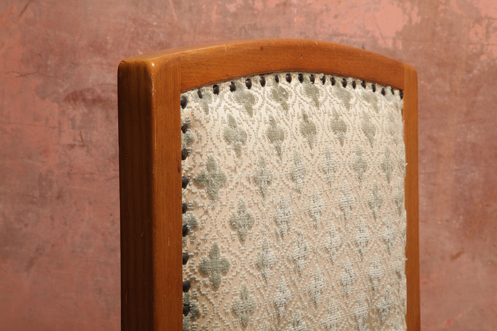 Vintage Mid Century High Back Lounge Arm Chair, 50s