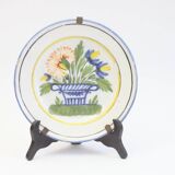 Antique plate in faience, 19th