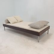 Wengé Daybed with Dedar Cushions and Bolster, 1970s