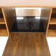 Console murale scandinave en noyer, Suède, 1960