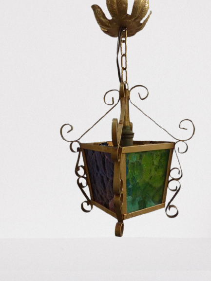 Vintage gold lantern