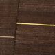 5x8 Dark Brown Ethnic Turkish Kilim Rug, 169x238Cm