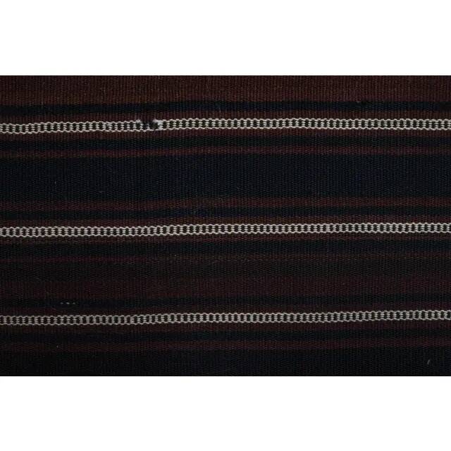 Vintage Turkish Hand-Knotted Wool Cotton Red Kilim Runner Rug 46x321