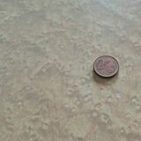 Vintage bistro table with compass legs, formica, beech, 50 x 70.