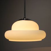 Mid-Century Chrome Pendant, 1960s, Czechoslovakia