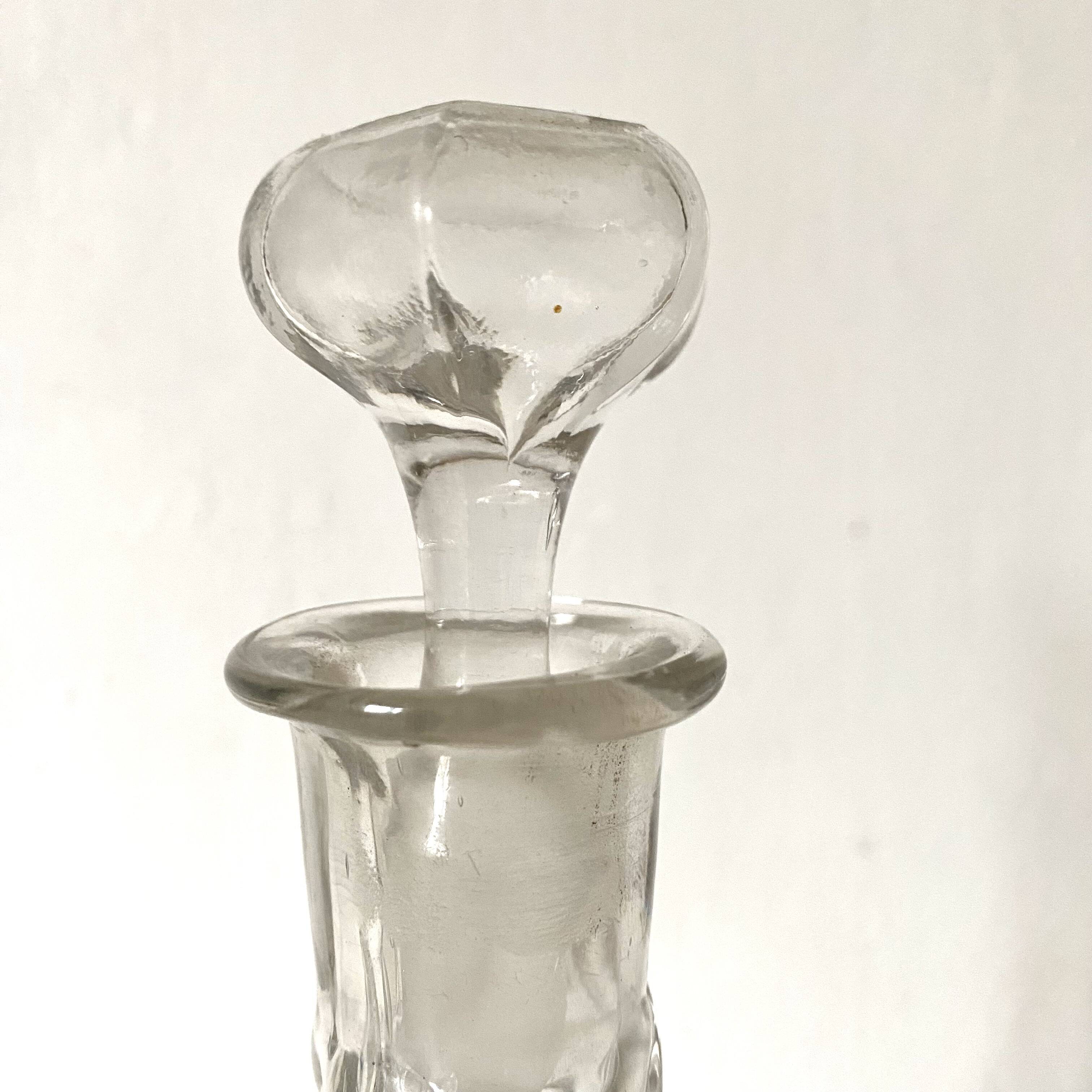 Old glass carafe