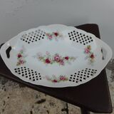 Porcelain dish floral decoration