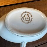 Limoges porcelain lean fat sauce boat