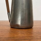 Mid-Century Pewter Carafe Vase with Teak Handle by K.M.D. Tiel Royal Holland Pewter, 1960s