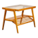 Glass and wood side table