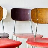 Chaises d'école Bistro, lot de 4