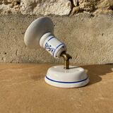 4 appliques en faïence et rotule laiton - made in Italy