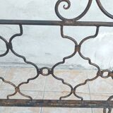 Lit style Louis XV en fer forgé