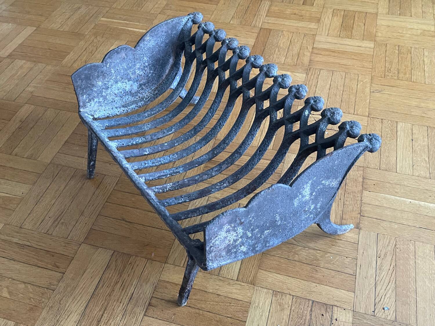 Cast iron fireplace brazier