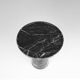Black marble side table