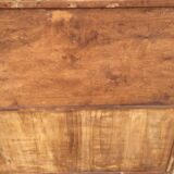 Vintage secretary desk, known as donkey's back, in cherry wood, Italian by Marelli & Fratelli.