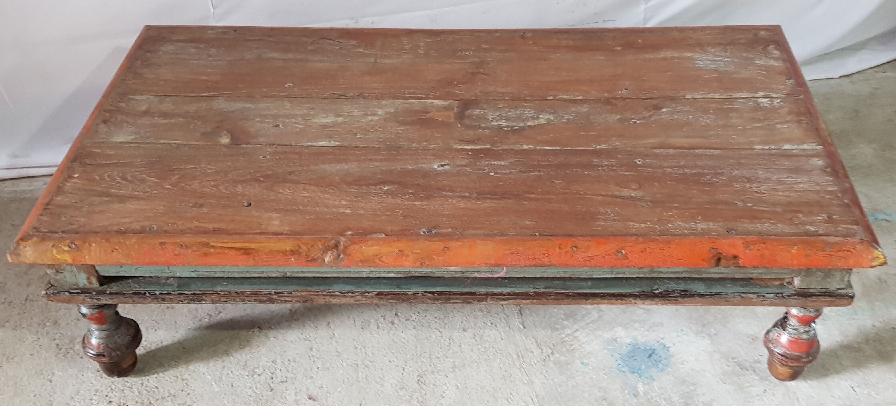 Old teak coffee table