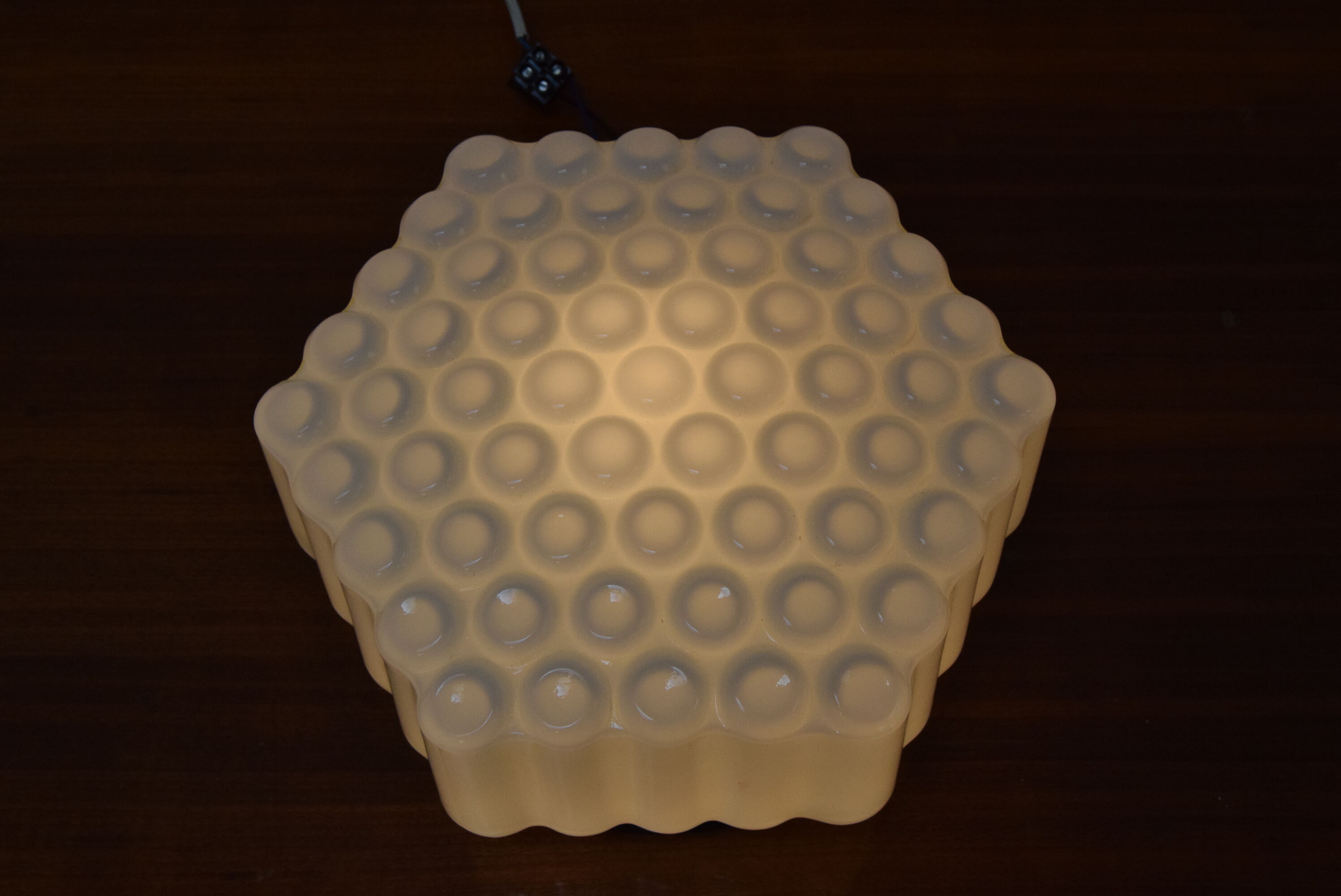 Mid-century ceiling or wall light, 1970's.