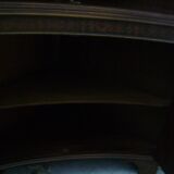 Encoignure vitrine en acajou