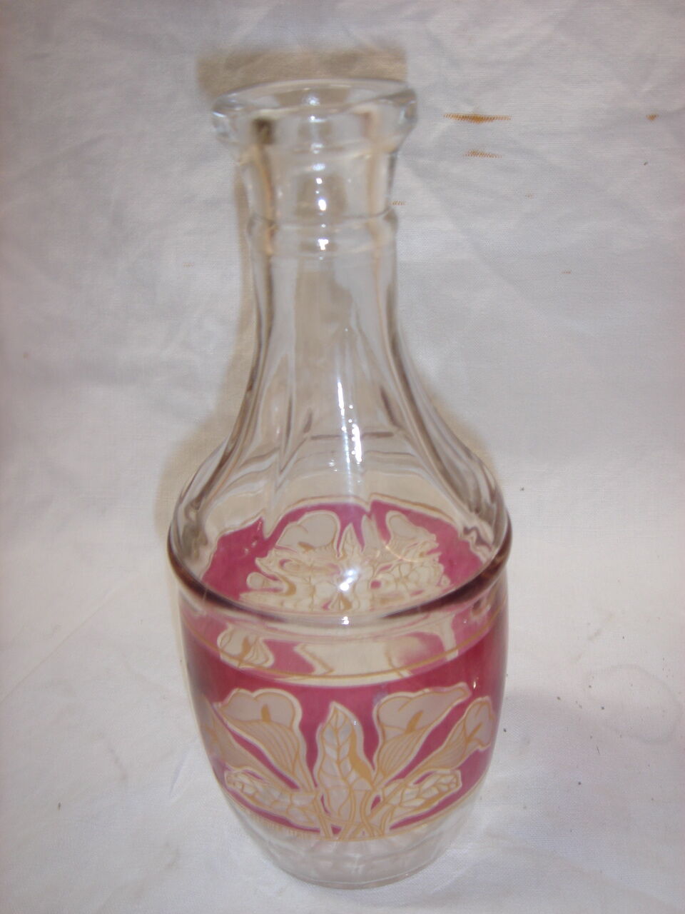 Liqueur carafe and 4 glasses, Italy 1960/70