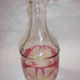 Liqueur carafe and 4 glasses, Italy 1960/70