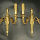 Paire d'appliques style Louis XVI par Lucien Gau, Paris