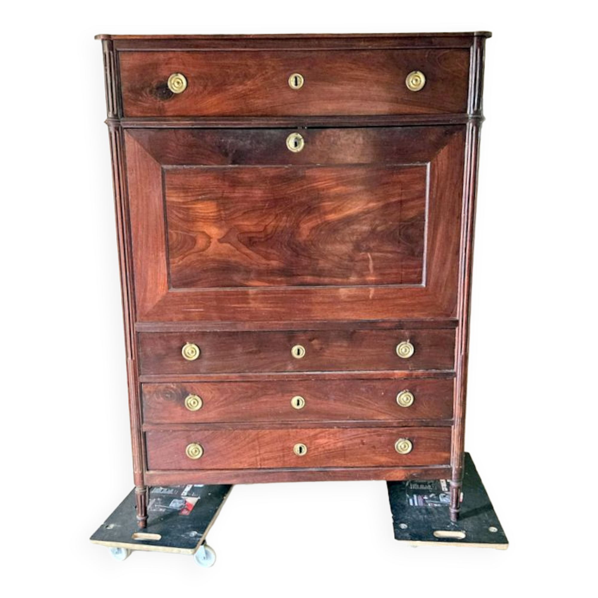 Secretaire louis XVI en acajou