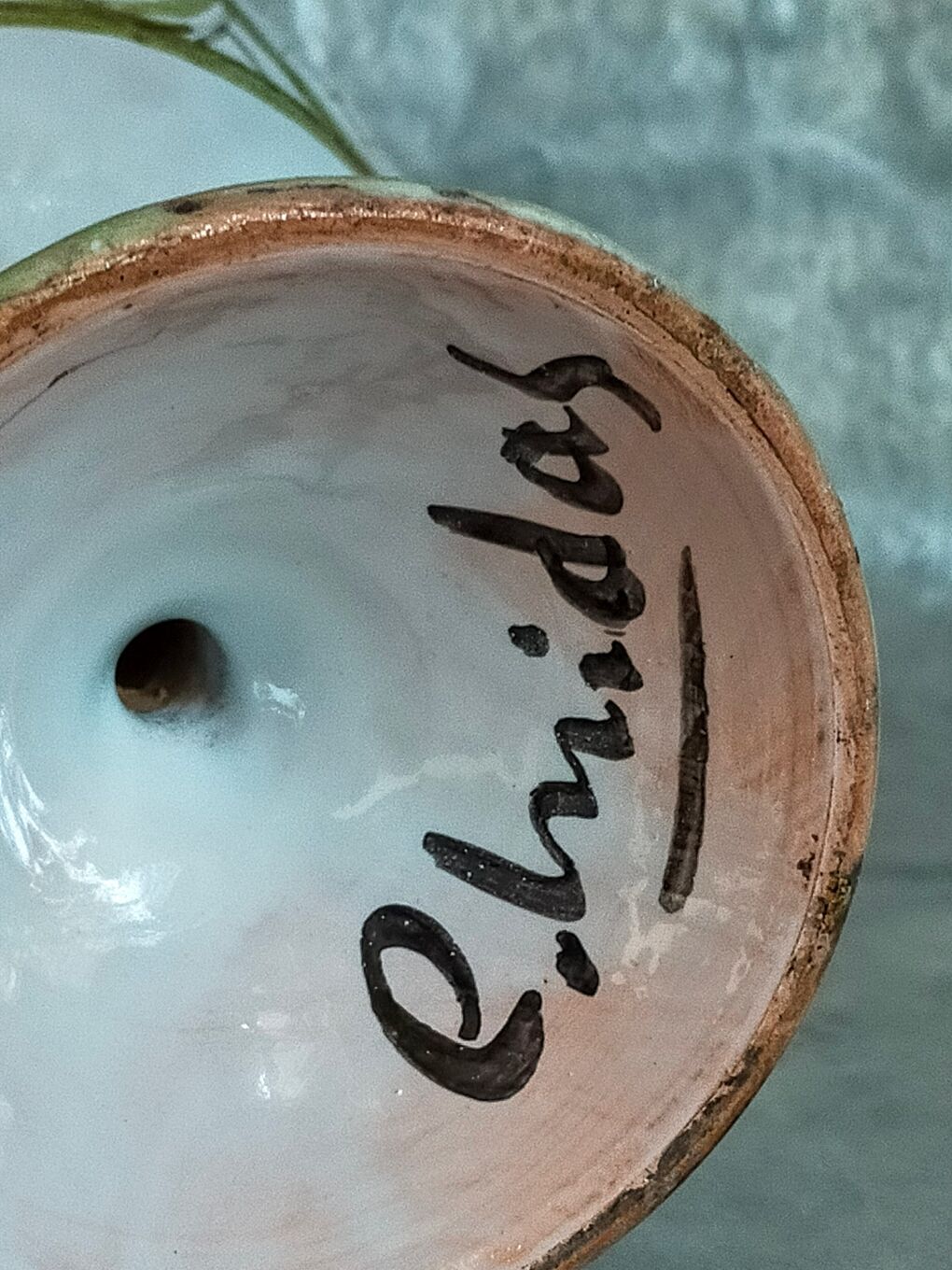 Ceramic vase of Cécile Midas vintage 50s