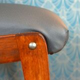 1970s upholstered chair, AGA designed by Józef Chierowski, Poland
