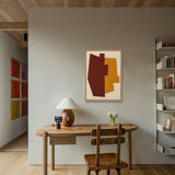 Original minimalist and abstract painting, B18