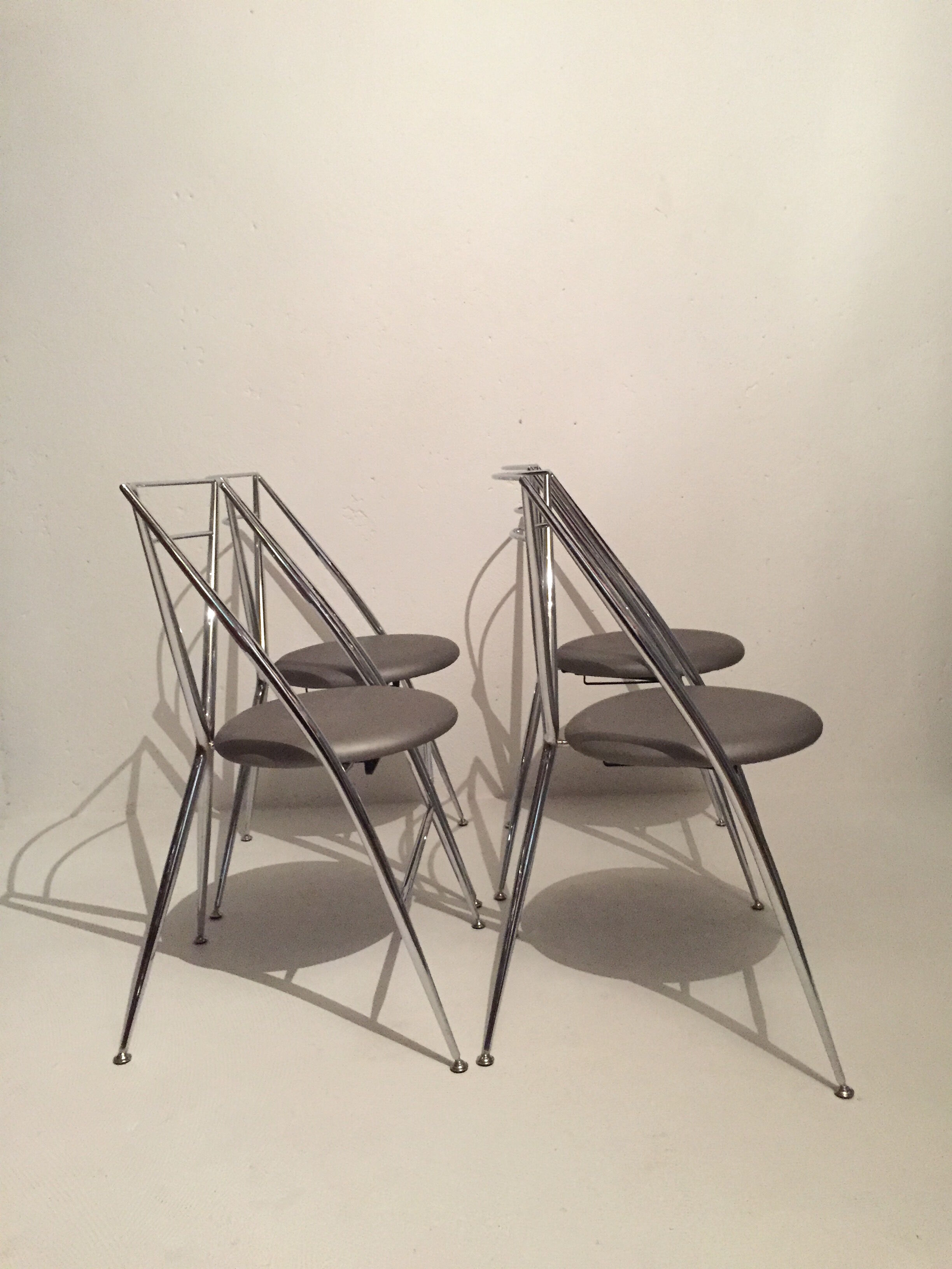 Yamakado, 4 Cinderella folding chairs, design 1987