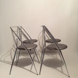 Yamakado, 4 Cinderella folding chairs, design 1987