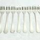 Christofle – 12 Silver Plated Cake Forks, America Model