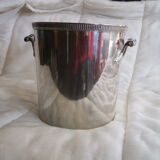 Silver metal champagne bucket ercuis