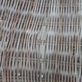 Iron and wicker bird cage