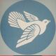 Lithographie signée Shepard Fairey (Obey Giant) : Geometric Dove Red