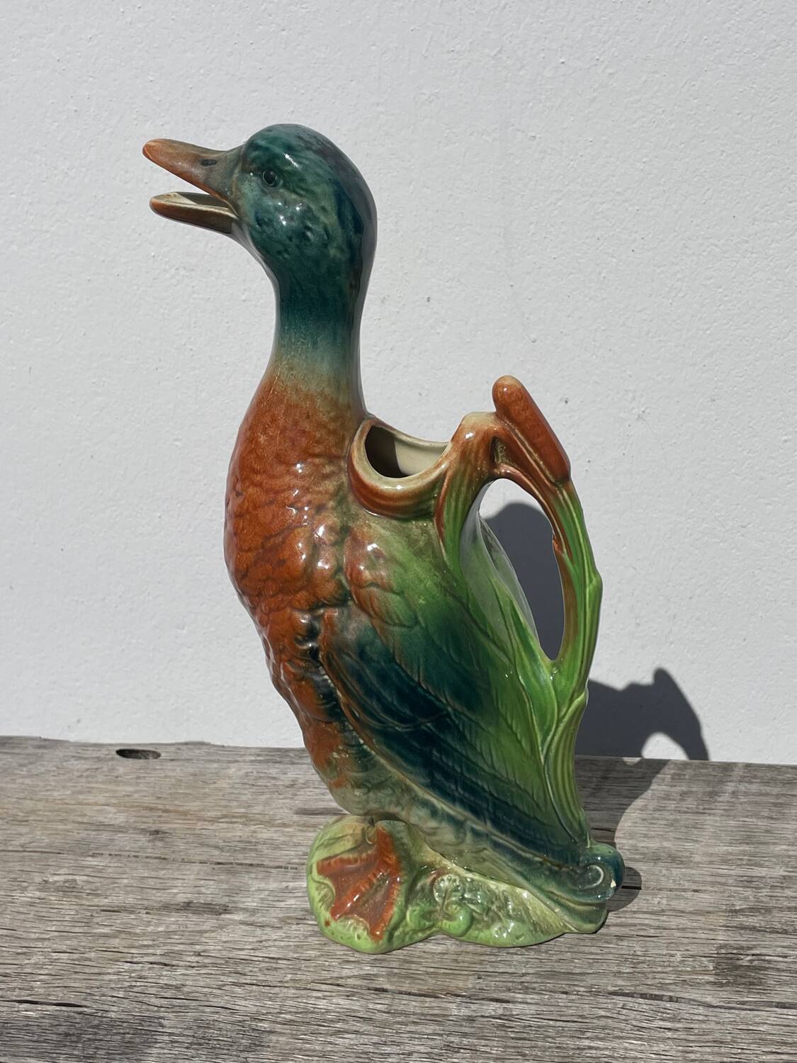 Saint Clément ceramic pitcher duck