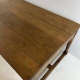 Oak work table, 1850