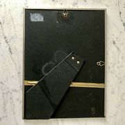miroir en acier chromé années 40-50