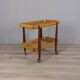 Vintage 1950s Wooden Food Service Cart, Designed by Carlo Ratti