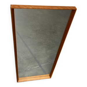 Miroir mural en teck - style danois