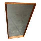 Miroir mural en teck danois de style mid-century moderne, années 1960