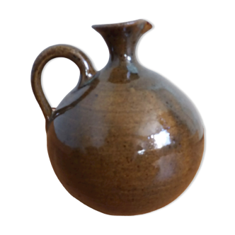 Vase pitcher ball candy sandstone pyrite artisanal pottery of the Bois de Laud
